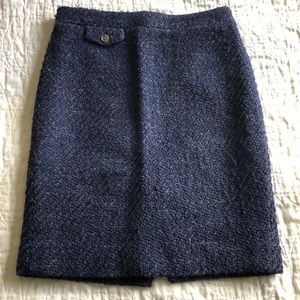 J Crew boucle Pencil skirt